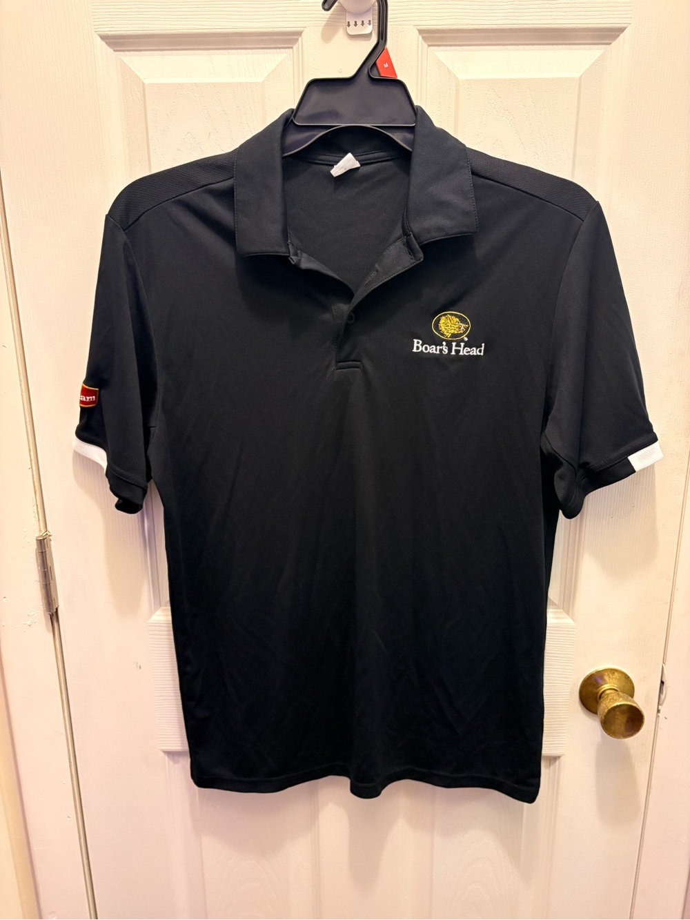 Sport-Tek Black Polo with Boar's Head Embroidered Logo